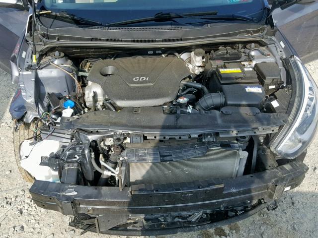 KMHCT4AE3HU210050 - 2017 HYUNDAI ACCENT SE GRAY photo 7