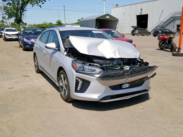 KMHC85LH3JU028224 - 2018 HYUNDAI IONIQ LIMI SILVER photo 1