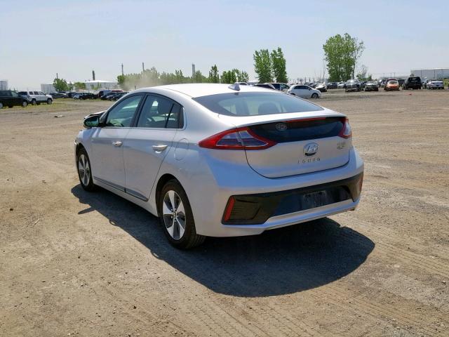 KMHC85LH3JU028224 - 2018 HYUNDAI IONIQ LIMI SILVER photo 3