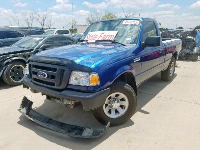 1FTKR1AD4APA22792 - 2010 FORD RANGER BLUE photo 2