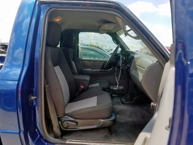 1FTKR1AD4APA22792 - 2010 FORD RANGER BLUE photo 5