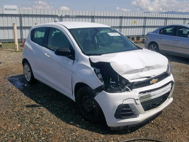 KL8CB6SAXHC729948 - 2017 CHEVROLET SPARK LS WHITE photo 1