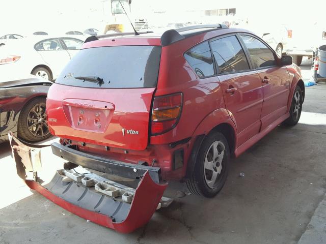 5Y2SL65846Z418339 - 2006 PONTIAC VIBE RED photo 9