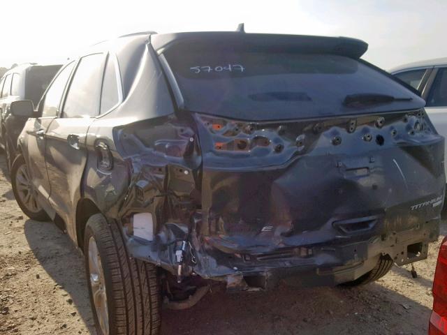 2FMPK3K98KBB38520 - 2019 FORD EDGE TITAN GRAY photo 3