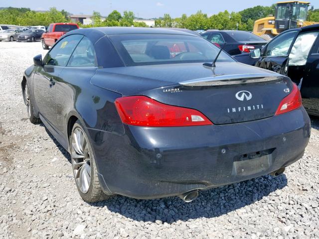 JN1CV6FE3BM951182 - 2011 INFINITI G37 BASE BLACK photo 3