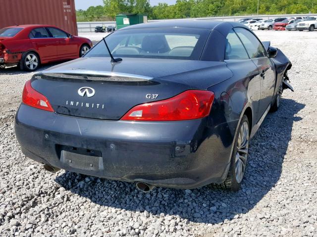 JN1CV6FE3BM951182 - 2011 INFINITI G37 BASE BLACK photo 4