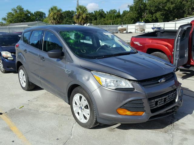 1FMCU0F72EUC34920 - 2014 FORD ESCAPE S GRAY photo 1