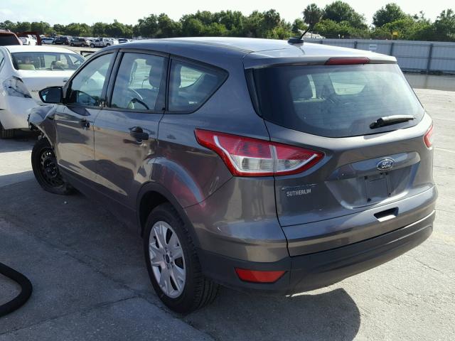 1FMCU0F72EUC34920 - 2014 FORD ESCAPE S GRAY photo 3