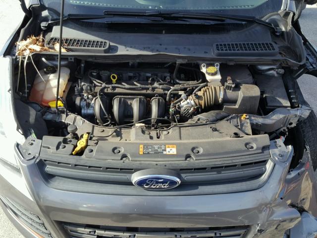 1FMCU0F72EUC34920 - 2014 FORD ESCAPE S GRAY photo 7