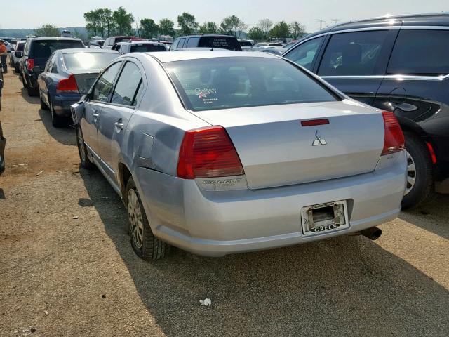 4A3AB36S26E036774 - 2006 MITSUBISHI GALANT LS SILVER photo 3