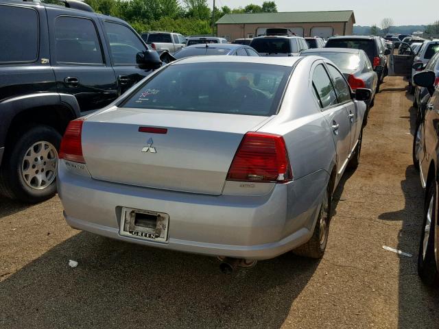 4A3AB36S26E036774 - 2006 MITSUBISHI GALANT LS SILVER photo 4