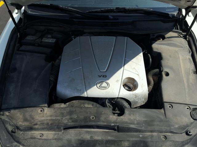 JTHBE262865008369 - 2006 LEXUS IS 350 WHITE photo 7