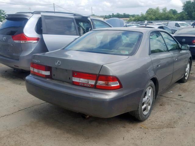 JT8BF28G6Y5090451 - 2000 LEXUS ES 300 SILVER photo 4