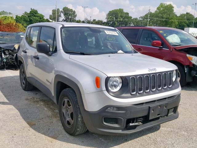ZACCJAAT7FPB77740 - 2015 JEEP RENEGADE S ვერცხლისფერი ფოტო 1