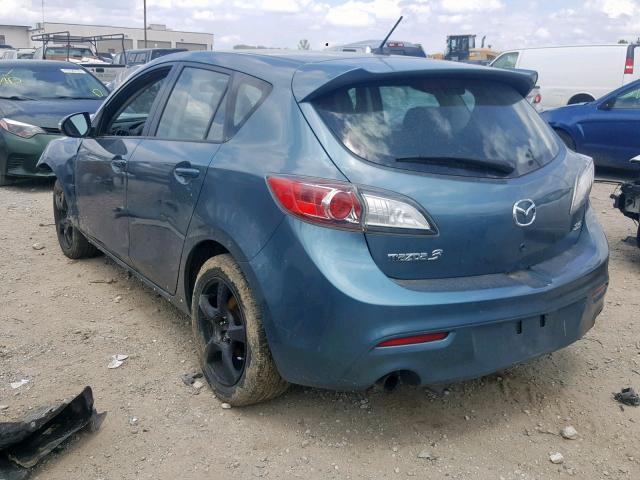 JM1BL1H59A1136595 - 2010 MAZDA 3 S BLUE photo 3