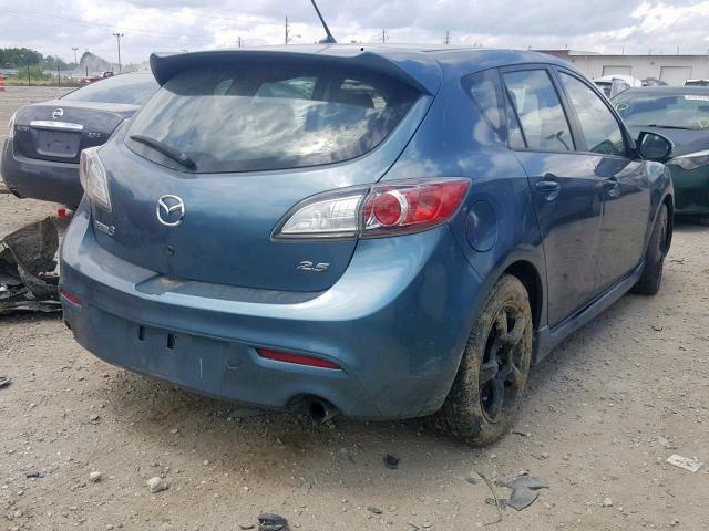 JM1BL1H59A1136595 - 2010 MAZDA 3 S BLUE photo 4