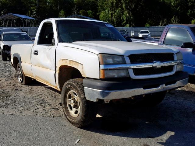 1GCEK14V73Z166902 - 2003 CHEVROLET SILVERADO WHITE photo 1