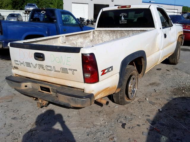 1GCEK14V73Z166902 - 2003 CHEVROLET SILVERADO WHITE photo 4