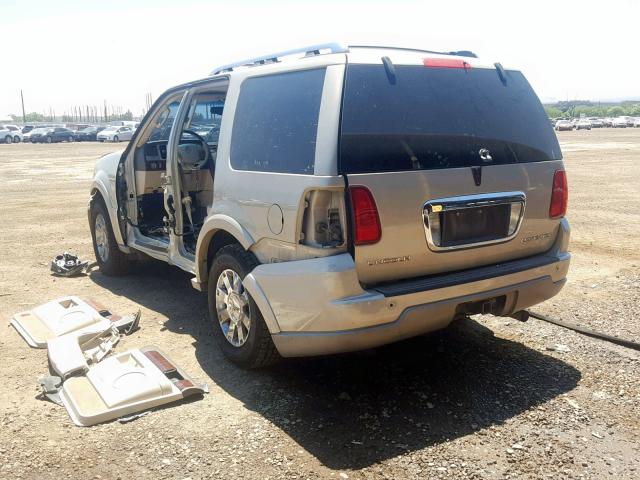 5LMFU27RX4LJ17600 - 2004 LINCOLN NAVIGATOR BEIGE photo 3