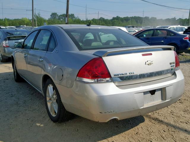 2G1WU583589168642 - 2008 CHEVROLET IMPALA LTZ SILVER photo 3