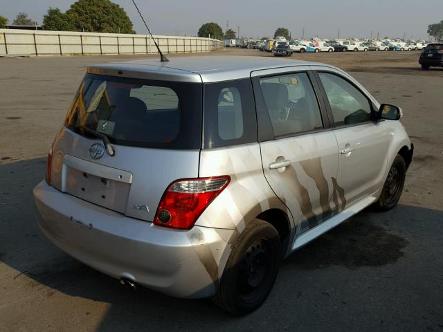 JTKKT624465022171 - 2006 TOYOTA SCION XA ვერცხლისფერი ფოტო 4