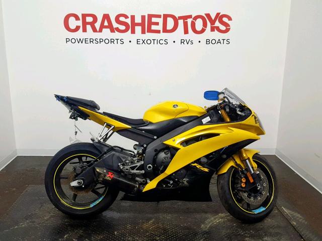 JYARJ16Y58A000858 - 2008 YAMAHA YZFR6 YELLOW photo 1