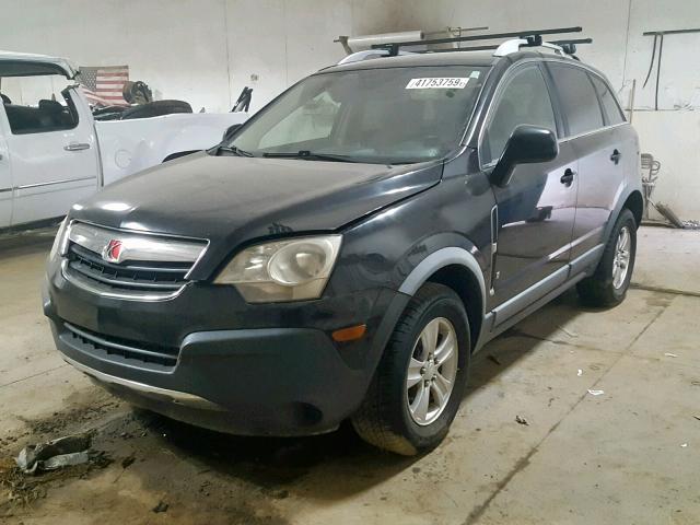 3GSDL43N48S506026 - 2008 SATURN VUE XE BLACK photo 2