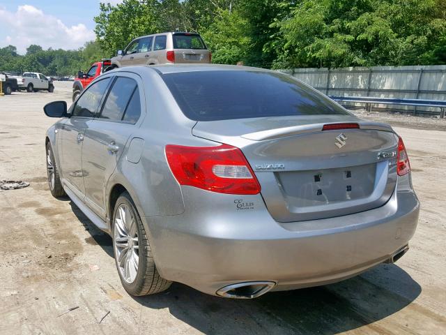 JS2RF9A65B6110481 - 2011 SUZUKI KIZASHI SP SILVER photo 3