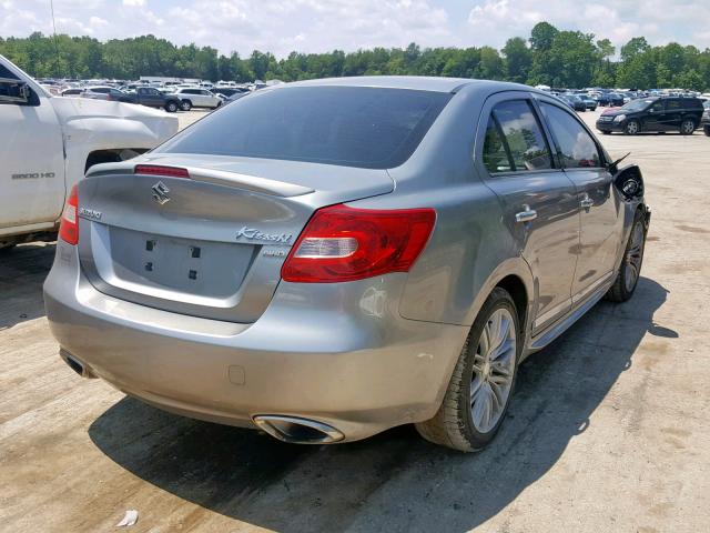 JS2RF9A65B6110481 - 2011 SUZUKI KIZASHI SP SILVER photo 4