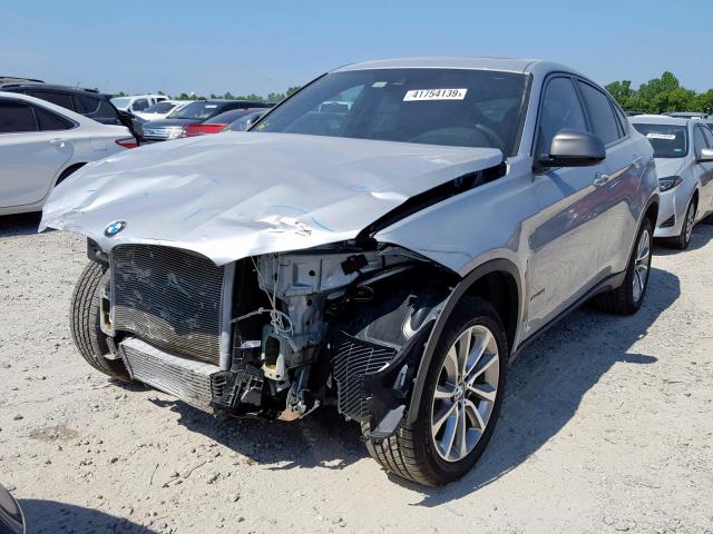 5UXKU2C53J0Z61191 - 2018 BMW X6 XDRIVE3 Gümüş foto 2