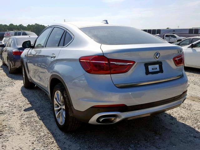 5UXKU2C53J0Z61191 - 2018 BMW X6 XDRIVE3 Gümüş foto 3