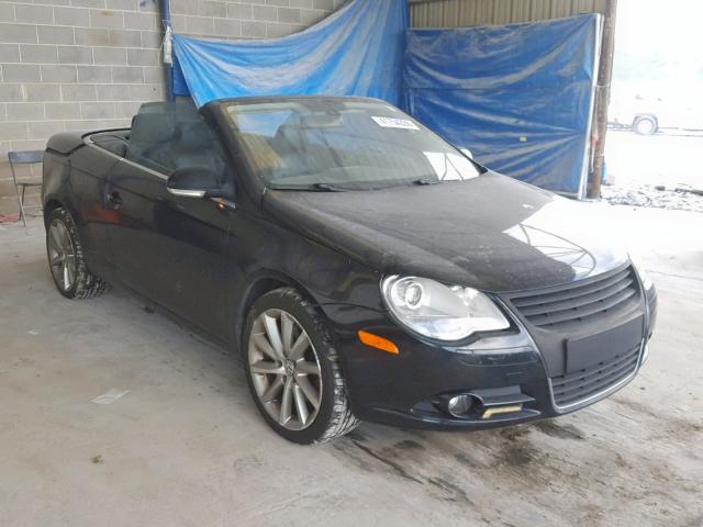 WVWDB71F07V034878 - 2007 VOLKSWAGEN EOS 3.2L S BLACK photo 1