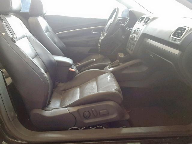 WVWDB71F07V034878 - 2007 VOLKSWAGEN EOS 3.2L S BLACK photo 5