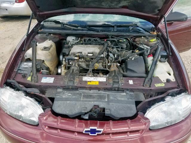 2G1WL52M7V9202452 - 1997 CHEVROLET LUMINA BAS PURPLE photo 7