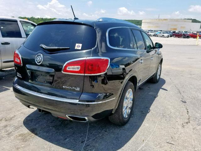 5GAKVCKD0FJ305174 - 2015 BUICK ENCLAVE BLACK photo 4