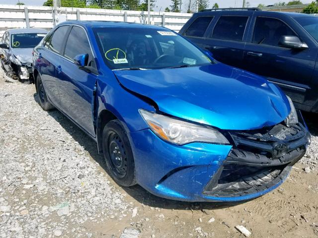 4T1BF1FK4HU671760 - 2017 TOYOTA CAMRY LE BLUE photo 1