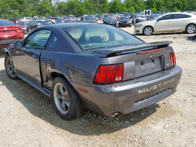 1FAFP42XX3F329500 - 2003 FORD MUSTANG GT GRAY photo 3