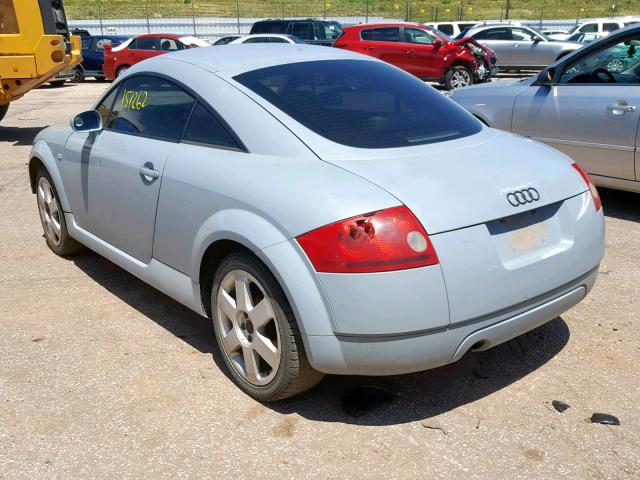 TRUUC28N2Y1051354 - 2000 AUDI TT QUATTRO GRAY photo 3