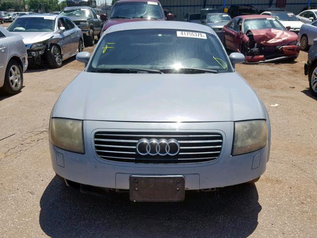 TRUUC28N2Y1051354 - 2000 AUDI TT QUATTRO GRAY photo 9