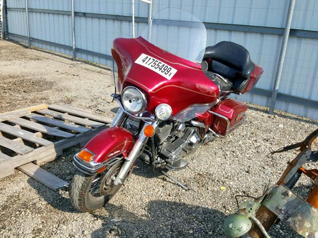 1HD1FCW145Y678407 - 2005 HARLEY-DAVIDSON FLHTCUI RED photo 2