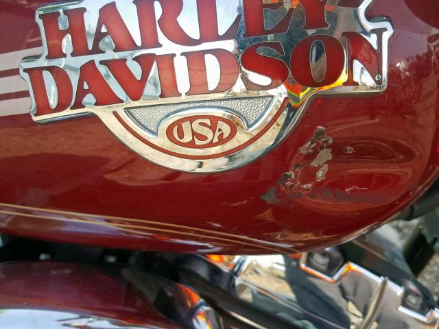 1HD1FCW145Y678407 - 2005 HARLEY-DAVIDSON FLHTCUI RED photo 9