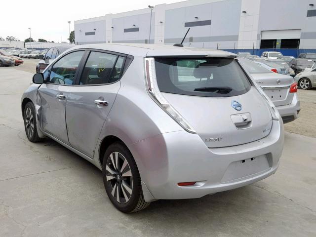 1N4BZ0CP4GC307841 - 2016 NISSAN LEAF SV SILVER photo 3