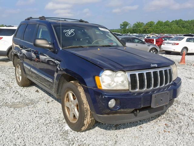 1J4HR58N85C546082 - 2005 JEEP GRAND CHER BLUE photo 1