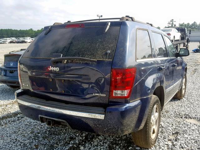 1J4HR58N85C546082 - 2005 JEEP GRAND CHER BLUE photo 4