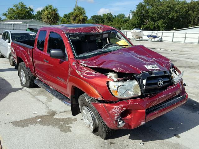 5TETU62NX5Z083697 - 2005 TOYOTA TACOMA PRE RED photo 1