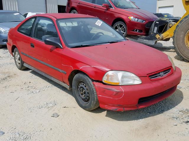 1HGEJ6220TL050986 - 1996 HONDA CIVIC DX RED photo 1