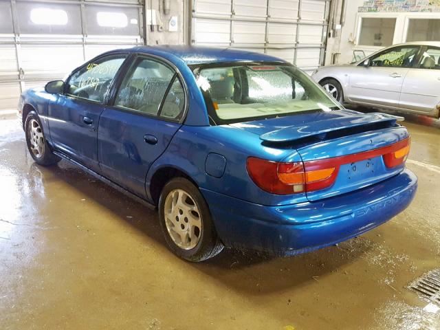 1G8ZK5272YZ227927 - 2000 SATURN SL BLUE photo 3