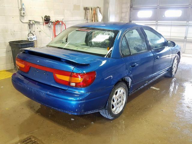 1G8ZK5272YZ227927 - 2000 SATURN SL BLUE photo 4