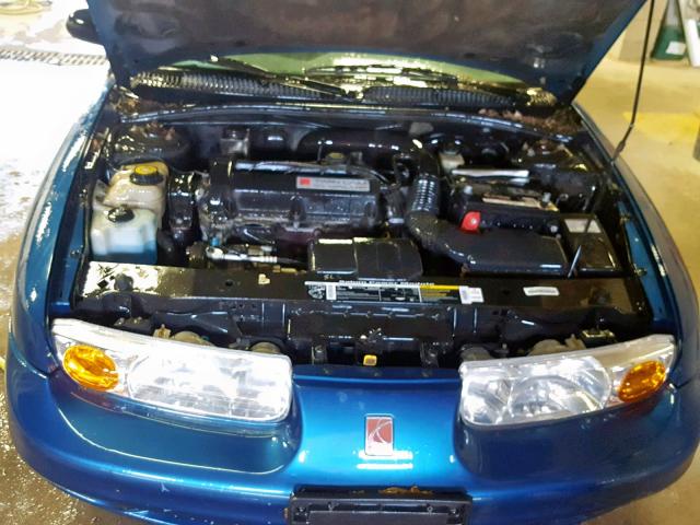 1G8ZK5272YZ227927 - 2000 SATURN SL BLUE photo 7