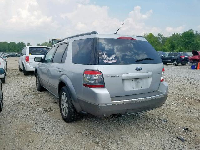 1FMDK02W29GA05777 - 2009 FORD TAURUS X S SILVER photo 3